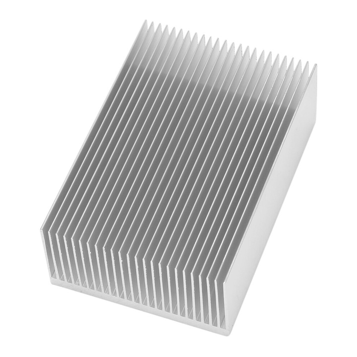Radiator de racire din aluminiu, 23 dinti, argintiu, set de 1 buc