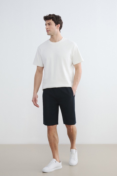 LC WAIKIKI, Pantaloni scurti de trening cu buzunare, Albastru ultramarin