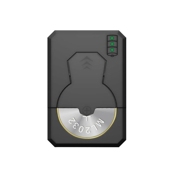 Incarcator pentru baterii buton reincarcabile, ML2032/ML2016/ML2020/ML1220, negru, compact