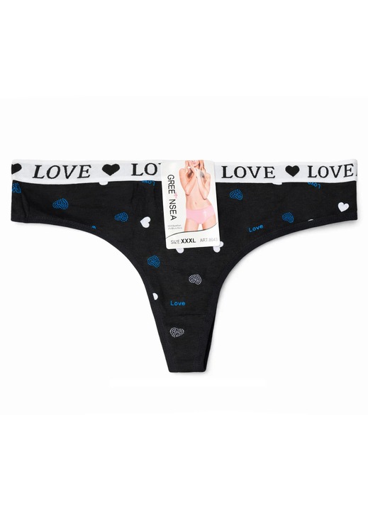 Chiloti tanga Doris, Negru