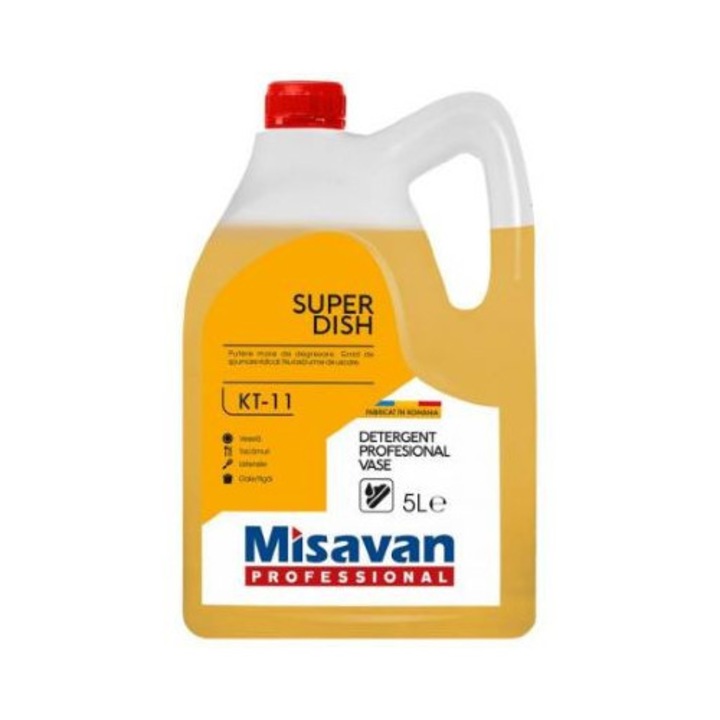 Misavan Professional Super Dish 5l mosogatószer, koncentrált, védi a kezeket