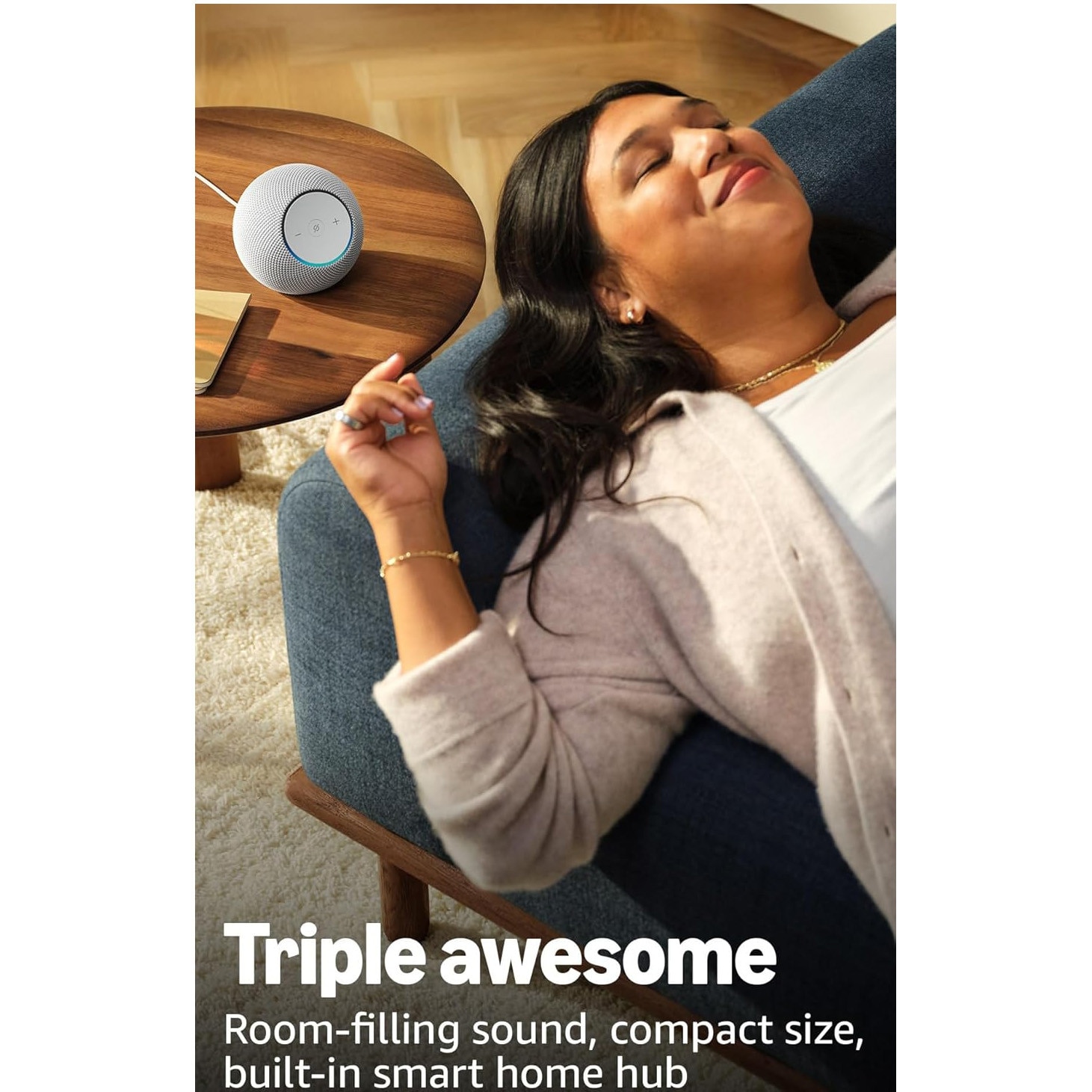 Boxa inteligenta Amazon Echo Dot Max(2025), Control Voce Alexa, Wi