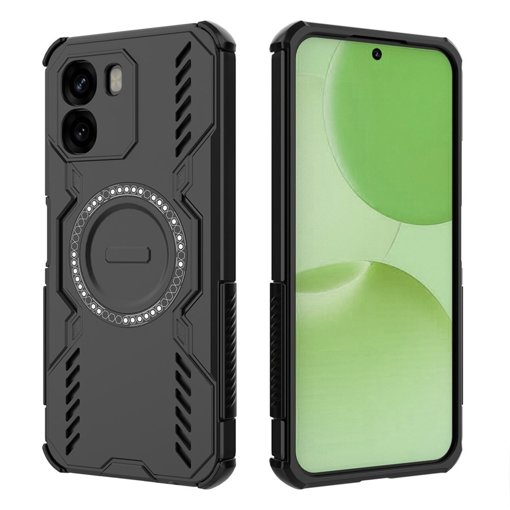 Husa pentru Oppo A6 4G DaDen ArmorMag, Magsafe, Antisoc, Calitate Premium, Protectie Superioara, Negru