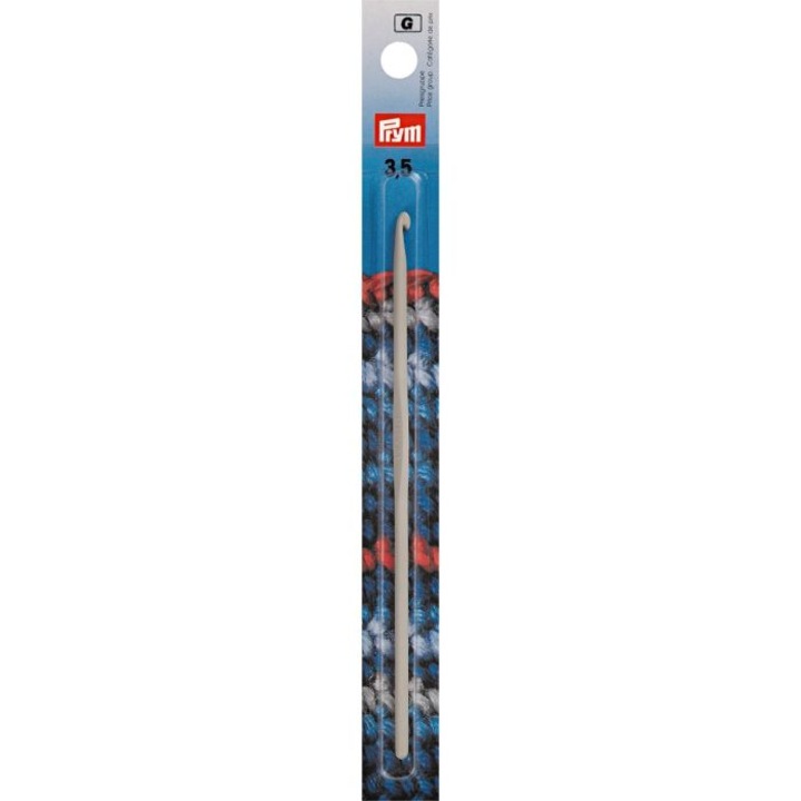 Alumínium horgolótű gyapjúhoz, 4 mm, 15 cm hosszú, nyél nélkül Prym