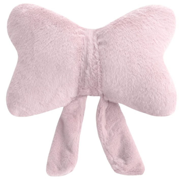 Perna Decorativa, Eurofirany, Wiosna/135, In Forma De Funda, Roz, Tesatura Moale Tip Blanita, Cu Umplutura, Pufoasa Si Confortabila, Accent Original Pentru Living Si Camera Copilului, Calitate Superioara