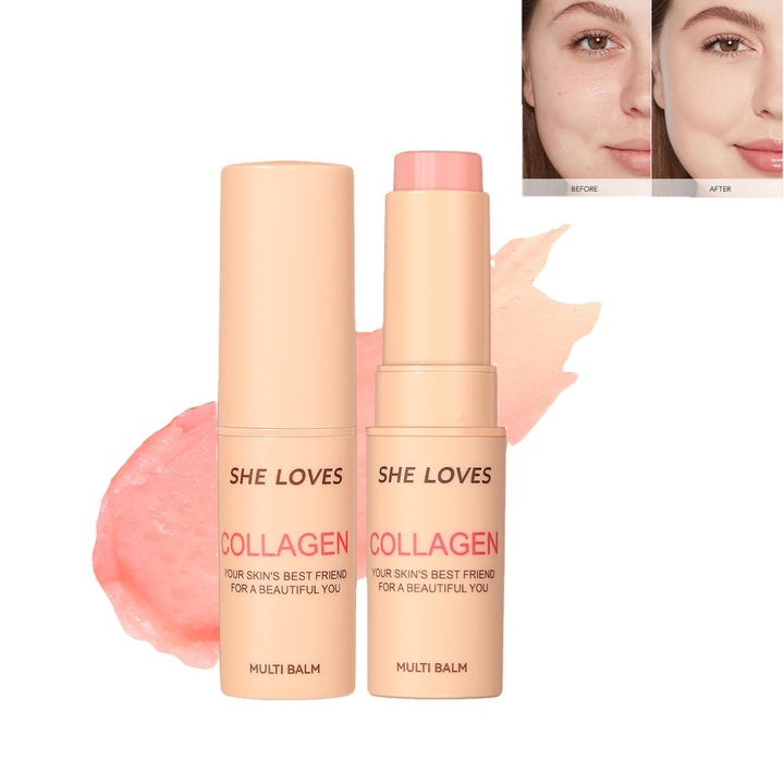 Balsam Stick Multi-Funcțional She Loves, Anti-Rid, Hidratare Intensă, 7g