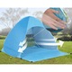 Cort camping PERFECTLIFE, auto-intinzator, 110x165x150cm, culoare moro, set cu husa si cuie