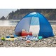 Cort camping PERFECTLIFE, auto-intinzator, 110x165x150cm, culoare moro, set cu husa si cuie