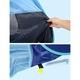 Cort camping PERFECTLIFE, auto-intinzator, 110x165x150cm, culoare moro, set cu husa si cuie