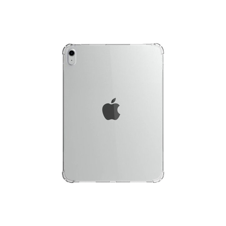 Удароустойчив мек TPU калъф за iPad Air 11" (2026), прозрачен, тънък, подсилени ъгли