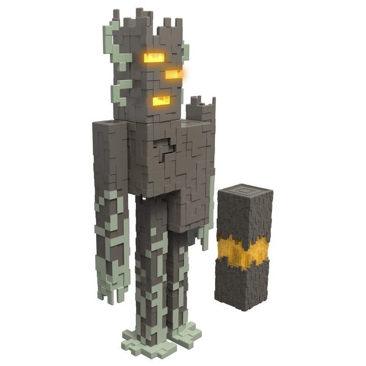 Minecraft Creaking figura, Mattel, 8 cm, fényekkel és hangokkal, fiúknak