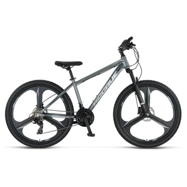 Планински велосипед Umit Accrue, 18" рамка, сив/бял, 29" колело, алуминиева рамка, хидравлична дискова спирачка, 2026
