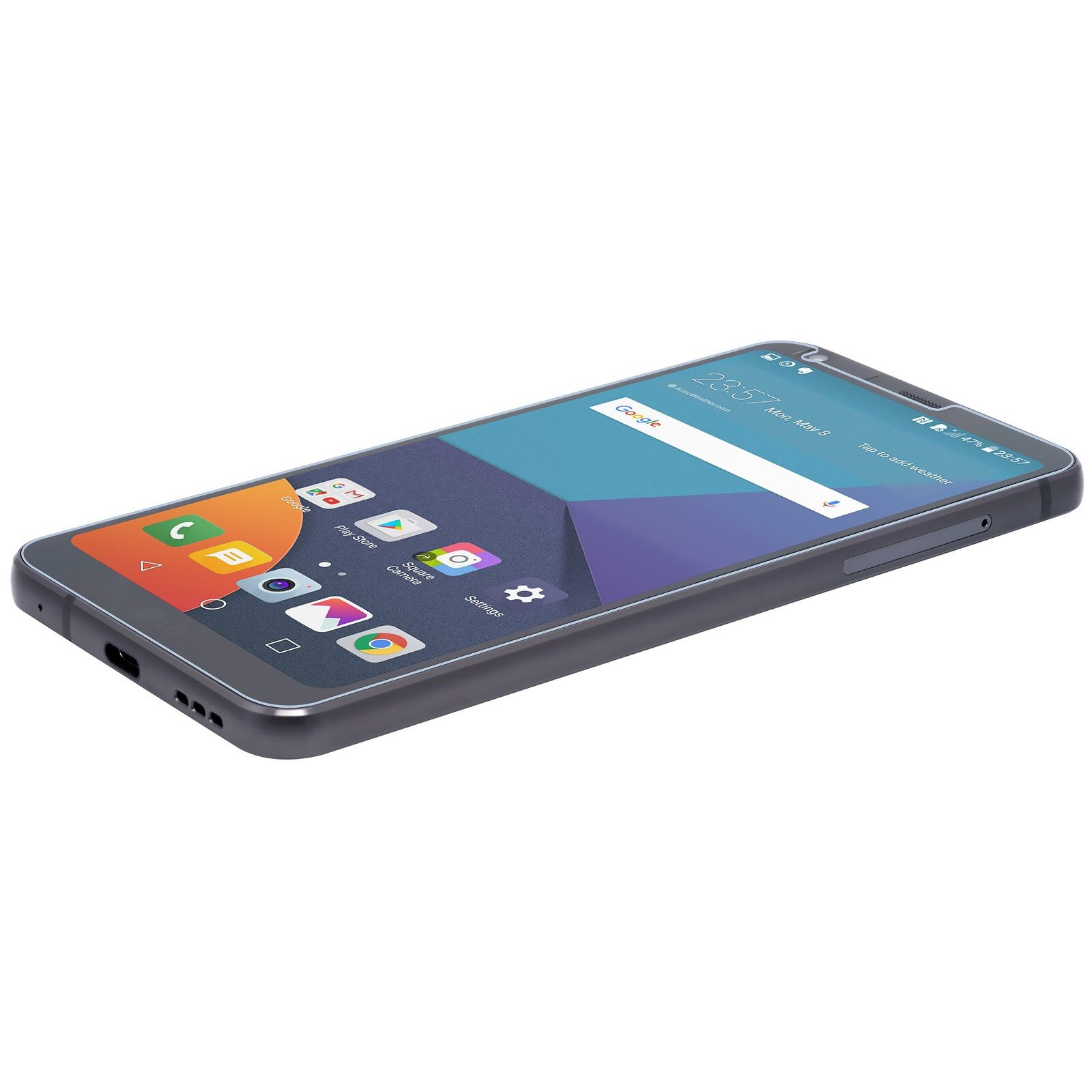 Folie protectie sticla, 2 buc, transparent, pentru LG G6