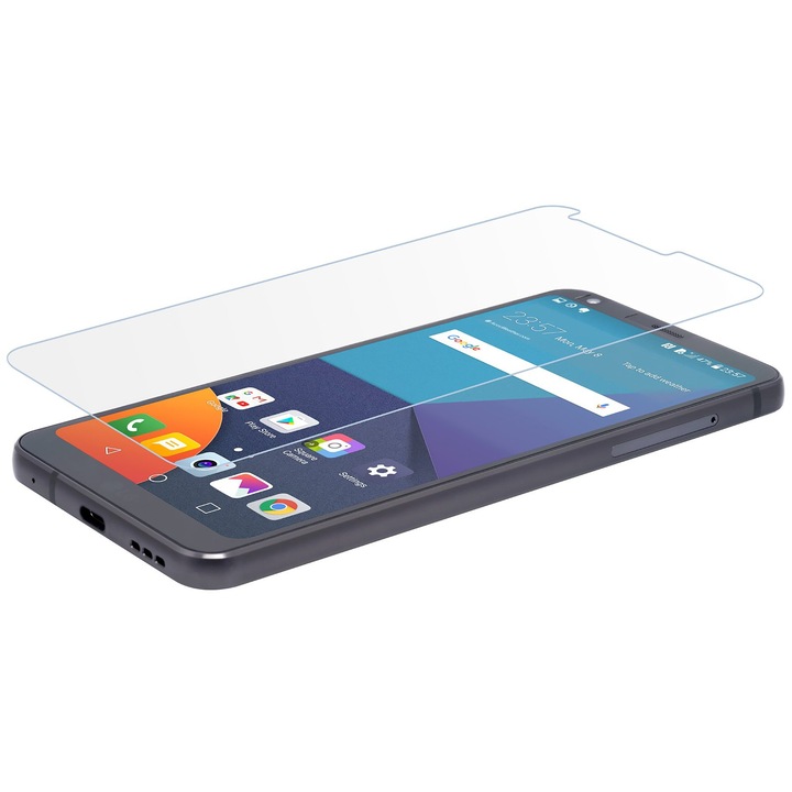 Folie protectie sticla, 2 buc, transparent, pentru LG G6