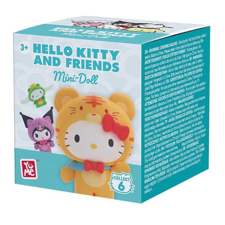 Figurina Yume Hello Kitty and Friends, Forest Friends, 5 cm, set assortiment