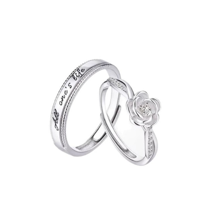 Inel din argint S925, design elegant, latime 4mm, dimensiune reglabila pentru barbati 20-22
