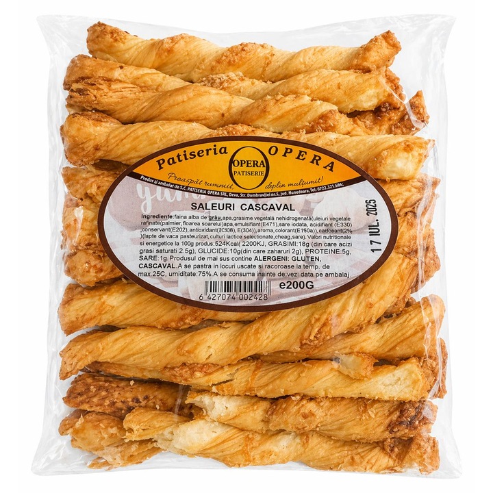 Sajtos sós sütemény, Patiseria Opera, 200g