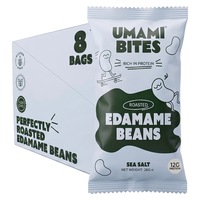 Edamame Crocant Umami Bites (Sare De Mare) – Snack Proteic Vegan, Fara Gluten – 8x26g (208g)