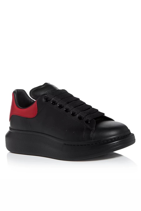 Alexander McQueen Men's Oversized Sneakers Black Red, Rosu/Negru