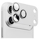 Folie Protectie Camera pentru iPhone 17 Pro Max, Sticla Securizata, Aluminiu, Ultra Slim, Duritate 9H, Anti Zgarieturi, Anti Amprente, Anti Socuri, Argintiu