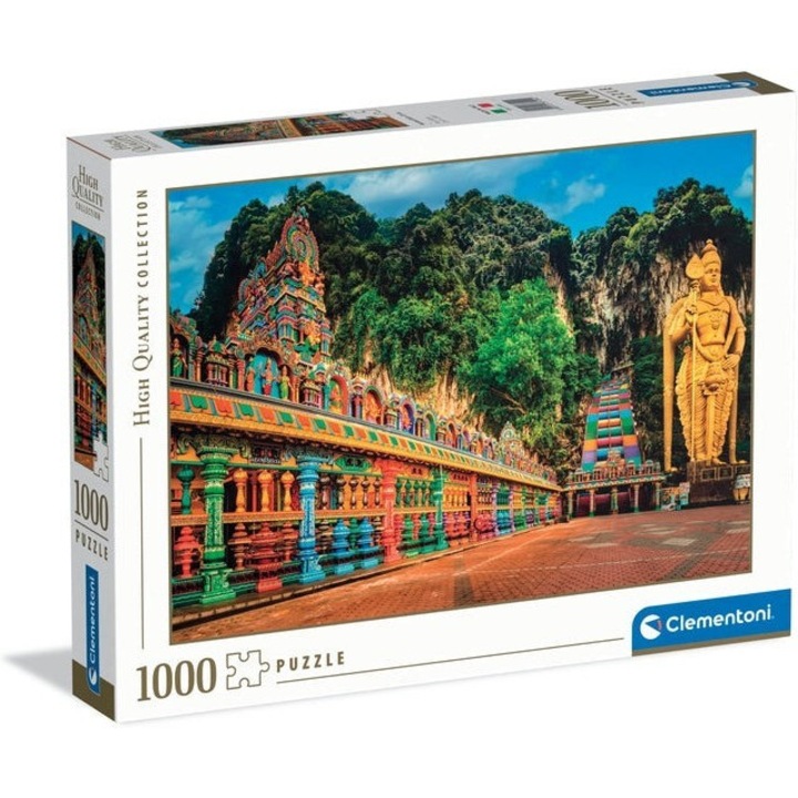 Пъзел 1000 части Clementoni - Painted Batu Caves (Clementoni-37104)