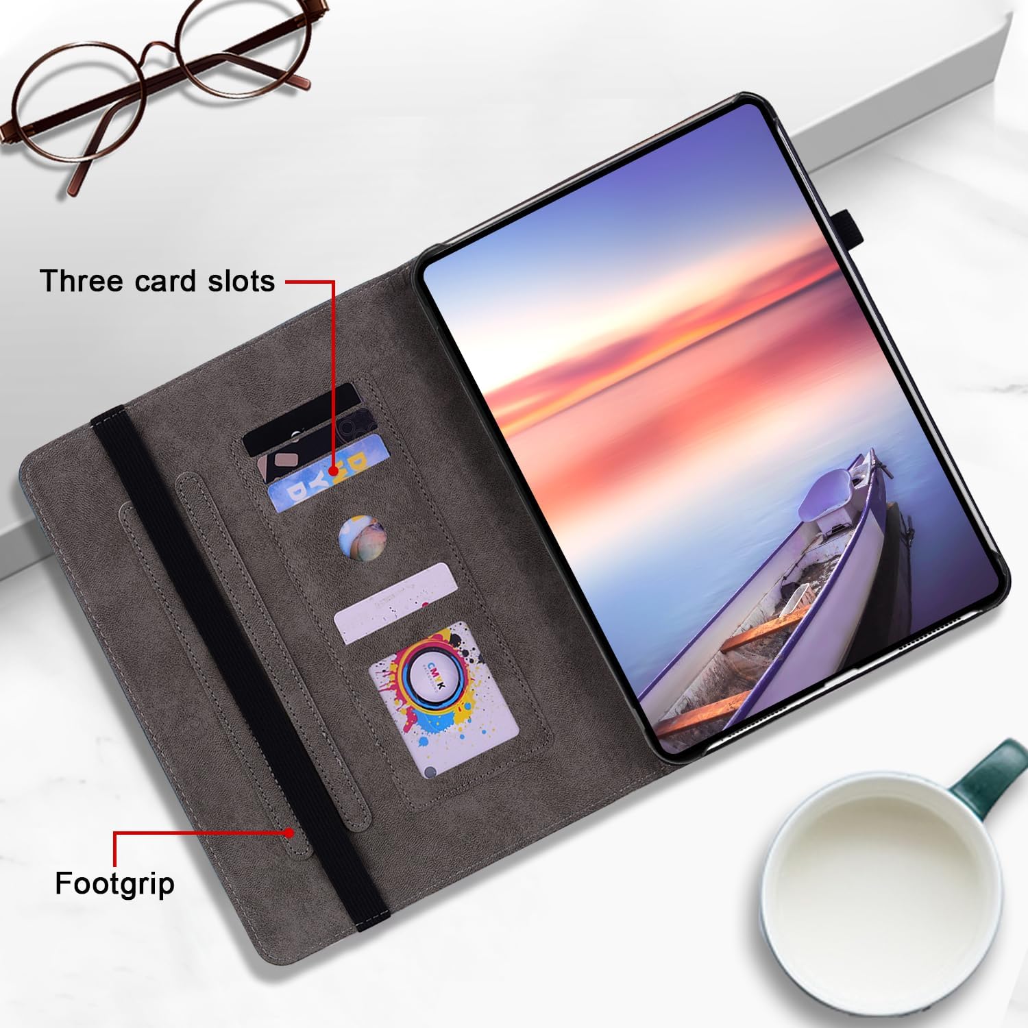 Husa Compatibila cu iPad Pro 11 inch KEDBBAO Mov