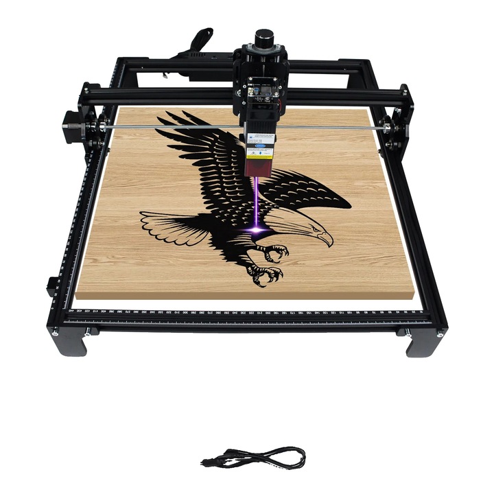 Gravor laser, 20W, compatibilitate materiale variate, control CNC precis, 600x540x285mm