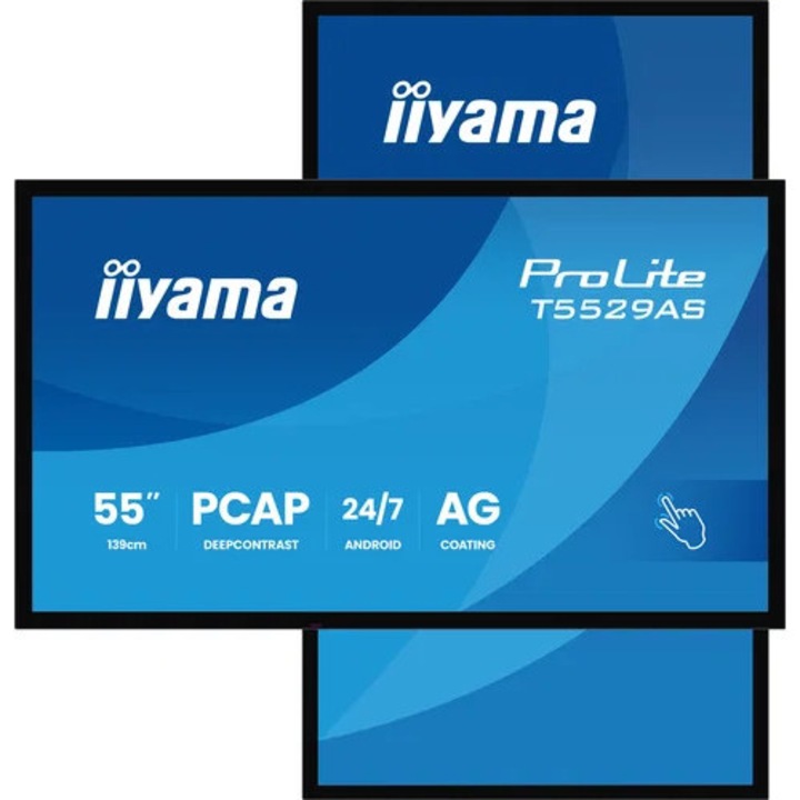 IIYAMA DS T5529AS 139cm PCAP TOUCH 55 /3840x2160/2xHDMI/USB/USB-C 24/7