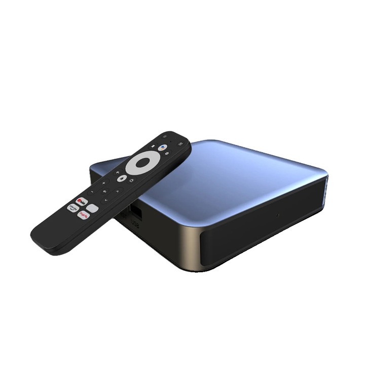 Медиаплейър, 4K, Android 12, 2GB RAM, 32GB памет, черен