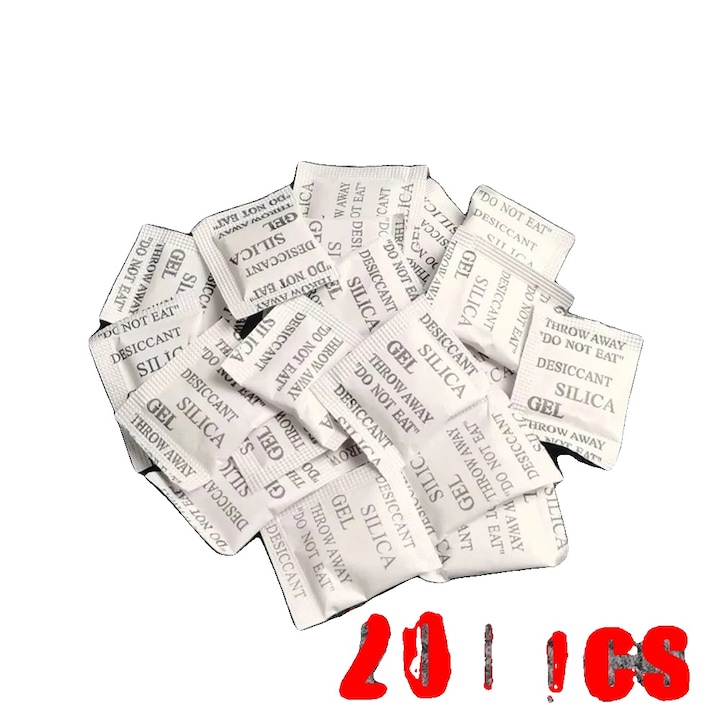 Páraelnyelő, 200 db, szilikagél, 500 ml kapacitás, szakadásálló, önzáró