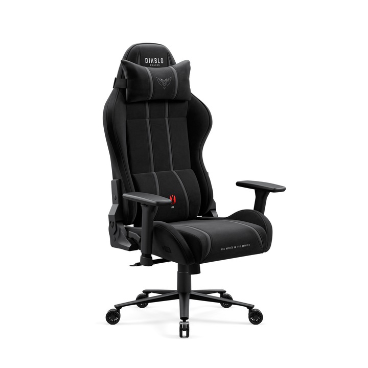 Gaming fotel, Diablo X-One 2.0, Burned Black, GentlePro anyag, normál méret