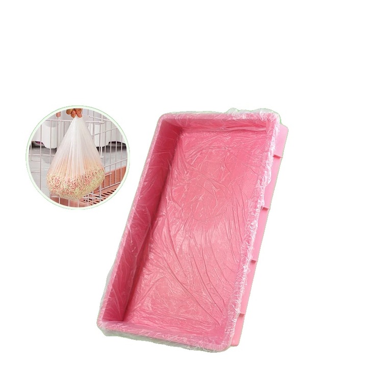 Asternut pentru custi animale, 50 bucati, dimensiune L, material PE, rezistent, usor de curatat