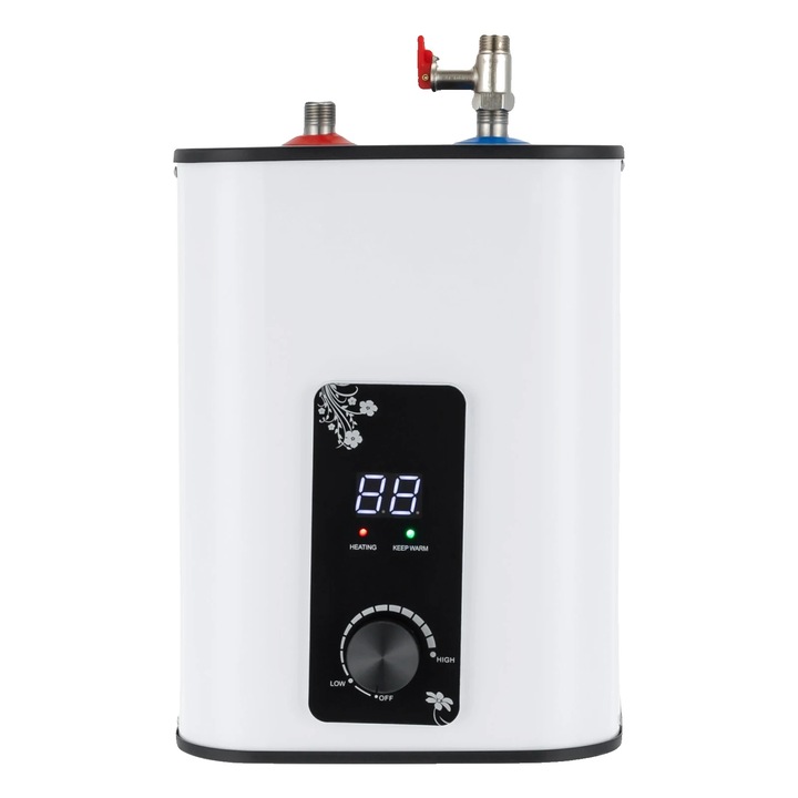 Kompakt vízmelegítő 1500W, fehér, 6.66l, 220V