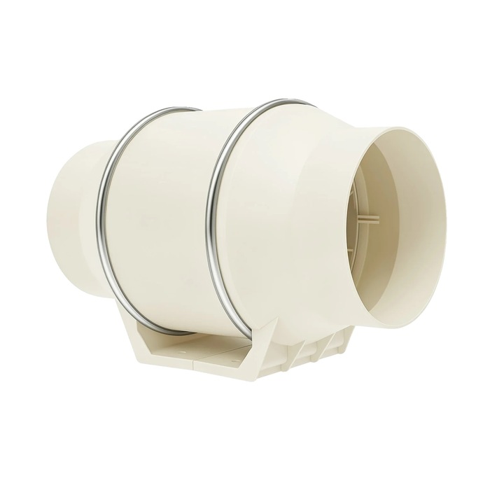 Légelszívó ventilátor, fehér, 220V, 540 m/h, csendes, könnyen telepíthető