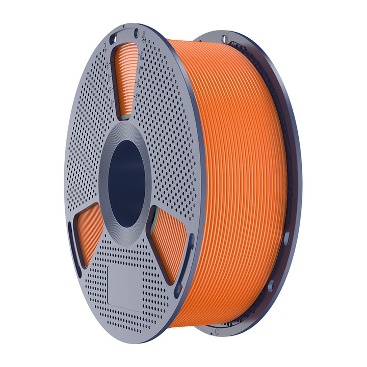 Filament pentru imprimanta 3D Sunlu PLA Plus 2.0, Diametru 1.75mm, 1kg, Sunny Orange