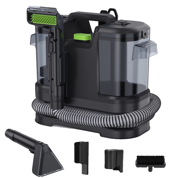 Aspirator, sistem dual de rezervoare, putere de aspirare 12 kPa, albastru, 500W