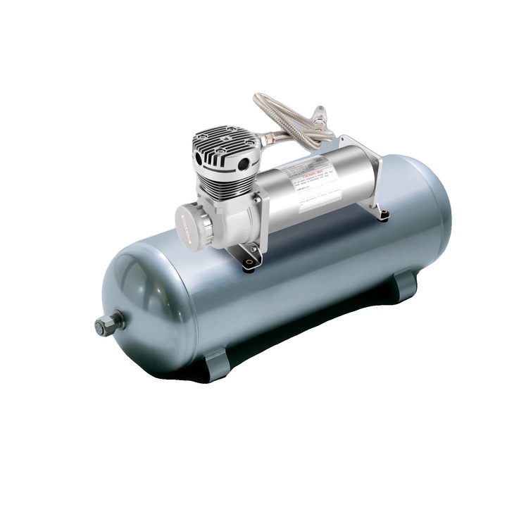 Compresor aer 12V 200PSI 30x10x16.5cm fier cupru
