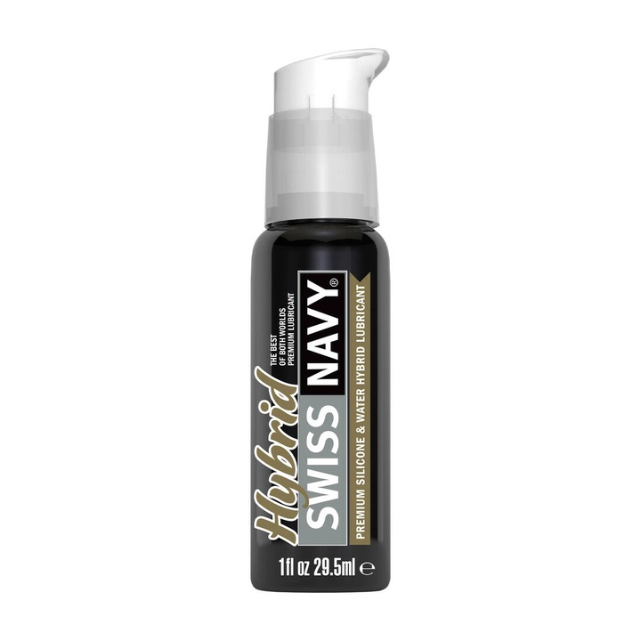 Swiss Navy hibrid síkosító, 50 darabos szett, 29,5 ml, illatmentes, átlátszó formula