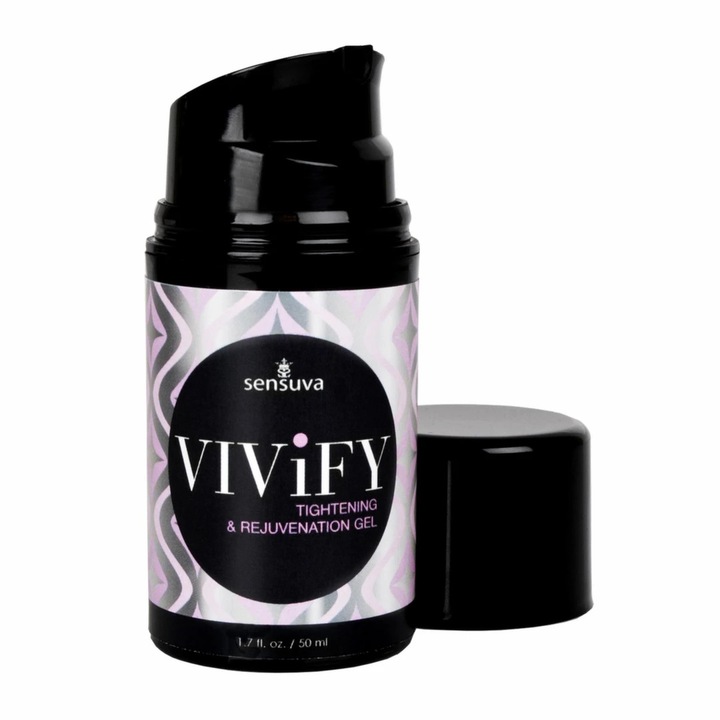 Sensuva Vivify revitalizáló gél 50 ml, természetes, intim területek ápolására, ideális szülés után és menopauza idején