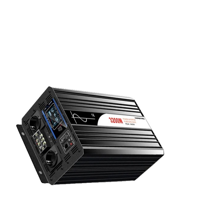 Inverter DC/AC, 12V, 230V, dimensiuni 330x217x155mm, utilizare versatila pentru acasa si RV
