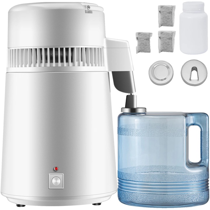 Дестилатор за вода, капацитет 4L, 750W, 29x29x39см, от неръждаема стомана