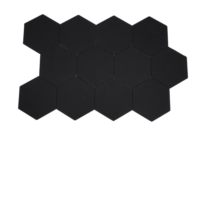 Akusztikus Panelek, Hatszögletű Forma, 30cm x 35cm, 12 darabos készlet