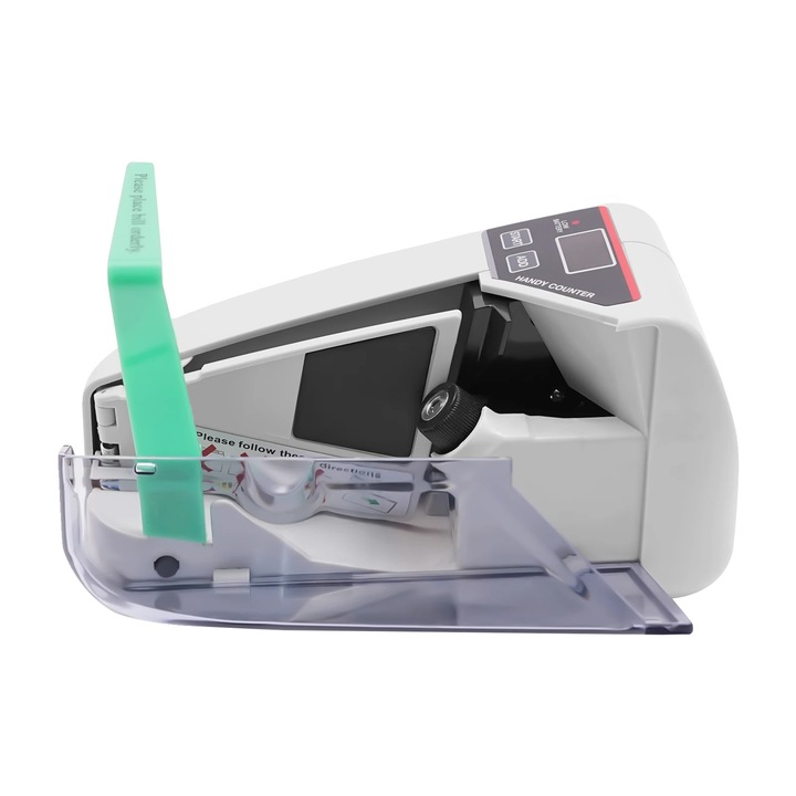 Masina de numarat bani, LED, 600 bancnote/minut, alb, 0.4kg