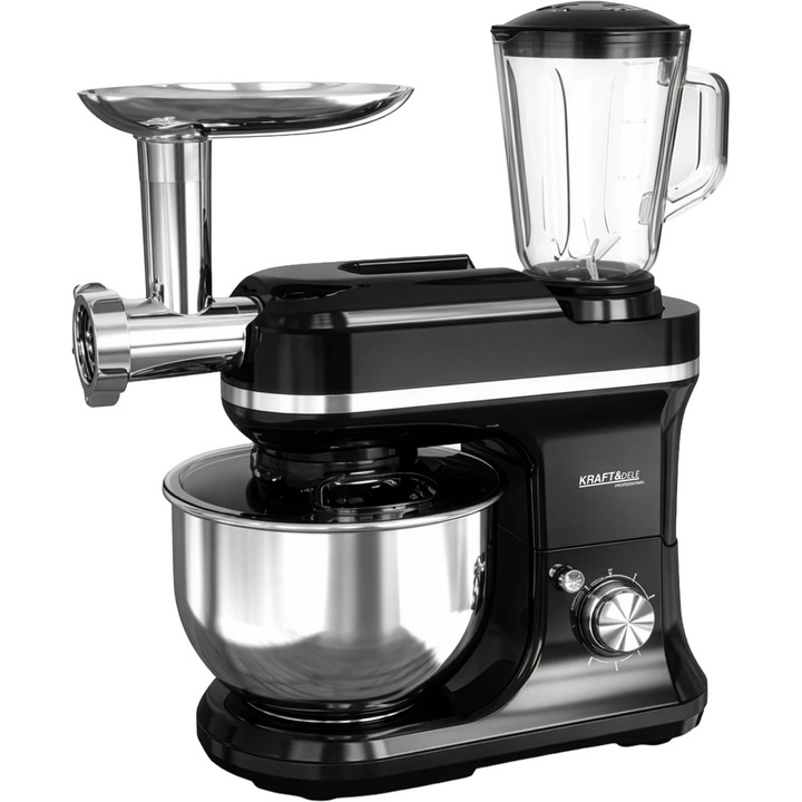 Robot de bucatarie planetar 3000W 5L multifunctional pentru mixare si framantare (KD4227)