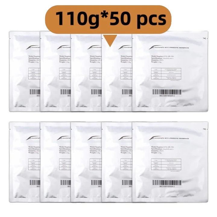 Membrana Antigel Criolipoliza, Protectie Sigura pentru Piele, Compatibilitate Universala, 110g-50, 36x39x18.5cm