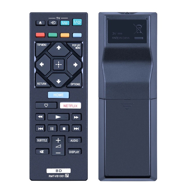 Telecomanda inlocuire RMT-VB1001 pentru Sony Blu-ray DVD Player BDP-S1500 BDP-S4500 BDP-S6500 pentru Sistem Video