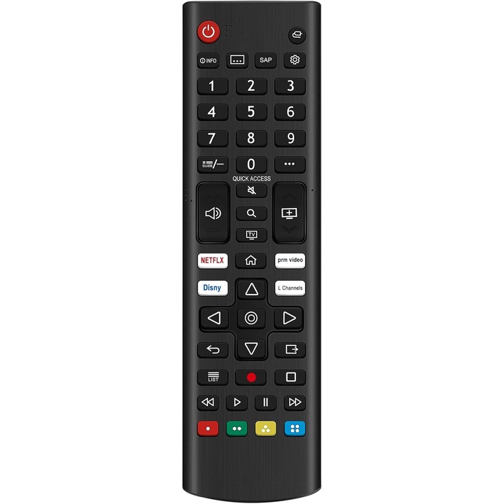 Telecomanda inlocuire AKB76040303 pentru LG TV 43UQ7590 50UQ7570 55NANO75 pentru Smart TV