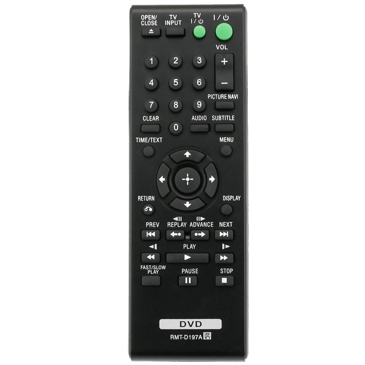 Telecomanda inlocuire RMT-D197A pentru Sony DVD Player DVP-SR210P DVP-SR510H DVP-NS710H pentru Sistem Video
