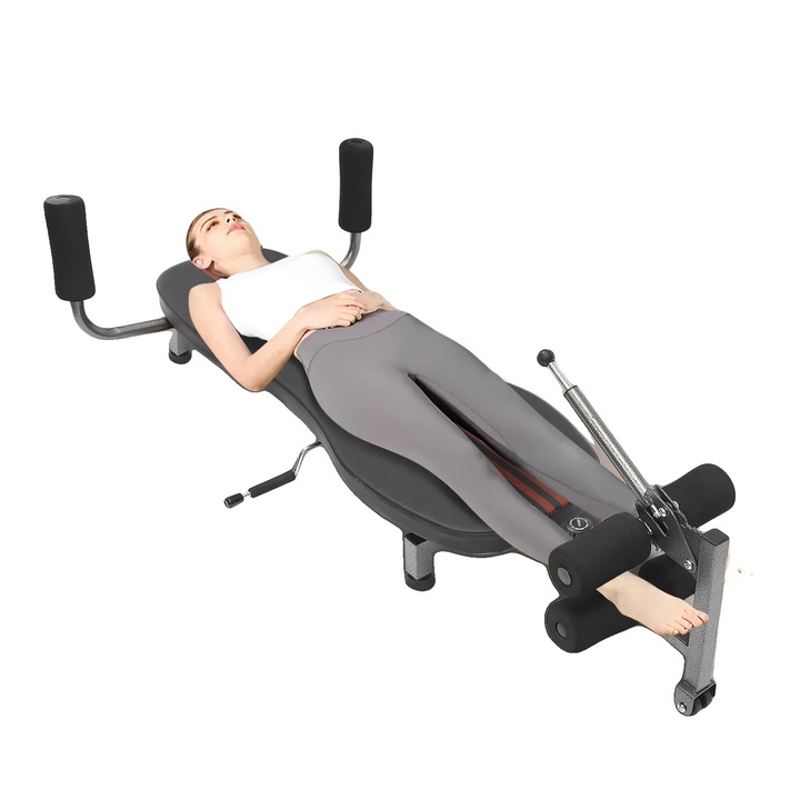 Banca de decomprimare, capacitate 150kg, material otel si spuma, compatibilitate unisex, asamblare necesara