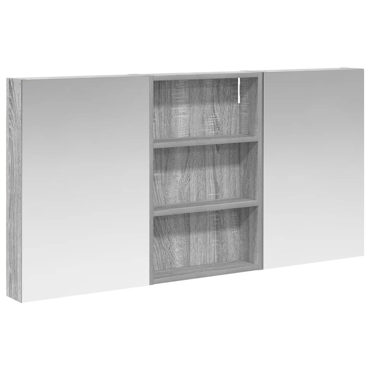 Комплект шкафове за баня с рафт vidaXL, 3 pcs 120 x 10 5 x 60, 5 см